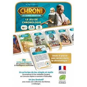 JEUX DE SOCIETE CHRONI - GRANDES INVENTIONS