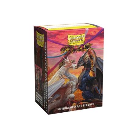 DRAGON SHIELD VALENTINE DRAGON 2023ACCESSOIRES 100 SLEEVES DRAGON S...