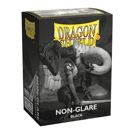 100 DRAGON SHIELD MATTE NON-GLARE BLACK