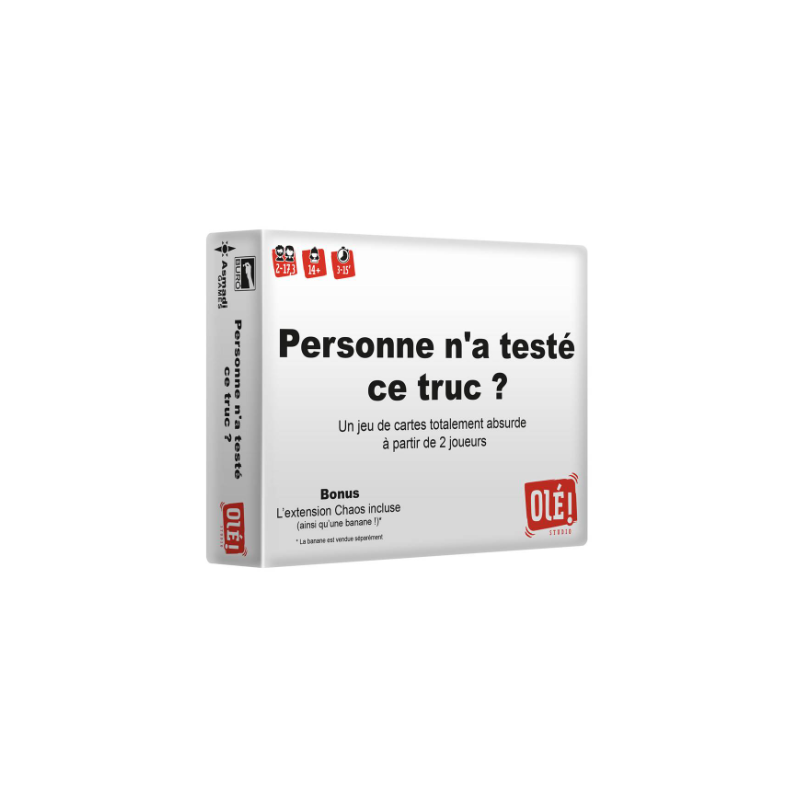 PERSONNE N'A TESTE CE TRUC JEUX DE SOCIETE PETIT JEU QUE PERSONNA N...