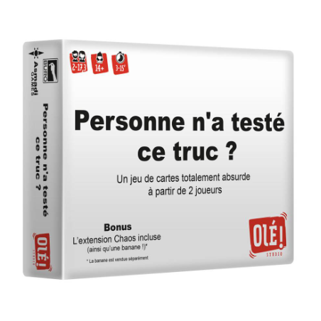 PERSONNE N'A TESTE CE TRUC JEUX DE SOCIETE PETIT JEU QUE PERSONNA N...