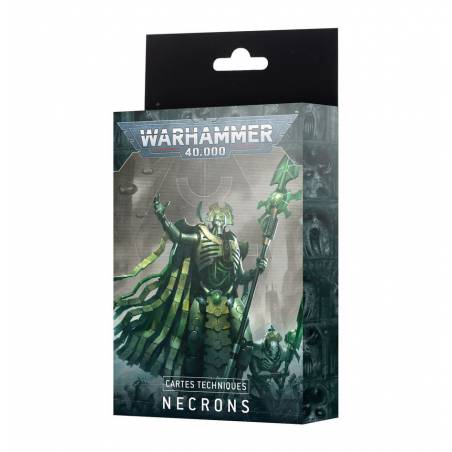 WARHAMMER 40K : CARTES TECHNIQUES NECRONSJEUX DE FIGURINES CARTES T...