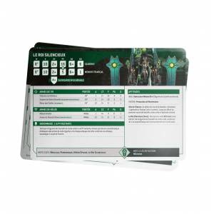 WARHAMMER 40K : CARTES TECHNIQUES NECRONSJEUX DE FIGURINES CARTES T...