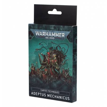 WARHAMMER 40K : CARTES TECHNIQUE ADEPTUS MECANICUSJEUX DE FIGURINES...