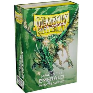 DRAGON SHIELD MATTE JAPANESE : EMERALDACCESSOIRES 60 SLEEVES TAILLE...