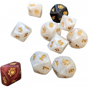 GODS : SET DE DÉSJEUX DE RÔLES Ce set de dés originaux à été spécia...