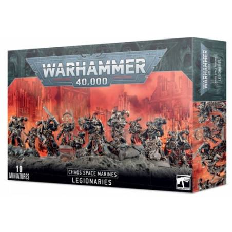 WARHAMMER 40K : LEGIONARIES SPACE MARINE DU CHAOSJEUX DE FIGURINES ...