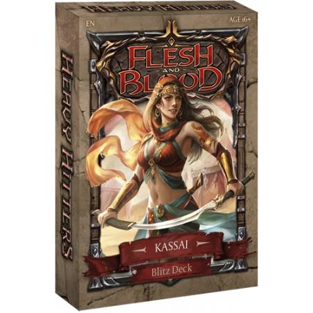 FLESH&BLOOD DECK DE BLITZ HEAVY HITTER EN - KASSAIDECK  Deck pour j...