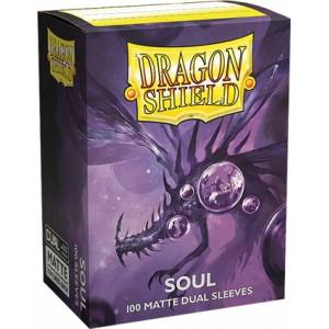 DRAGON SHIELD DUAL MATTE : SOULACCESSOIRES 100 SLEEVES TAILLE STANDARD