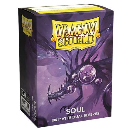DRAGON SHIELD DUAL MATTE : SOULACCESSOIRES 100 SLEEVES TAILLE STANDARD