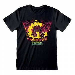 D&D T-SHIRT DRAGON ROUGE...