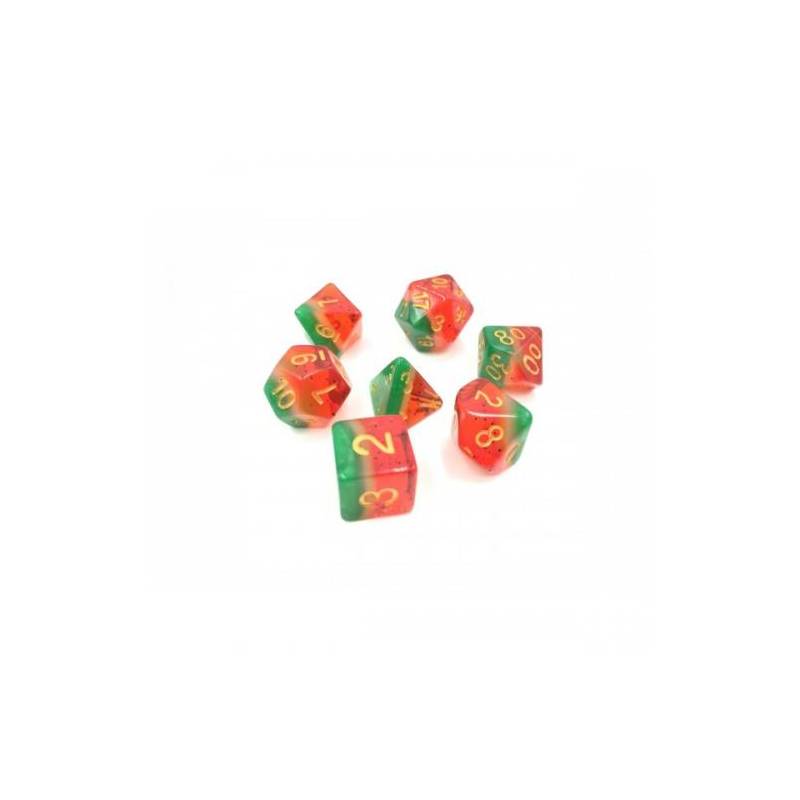 SET DE 7 DES PASTEQUE SET DE 7 DES PASTEQUE