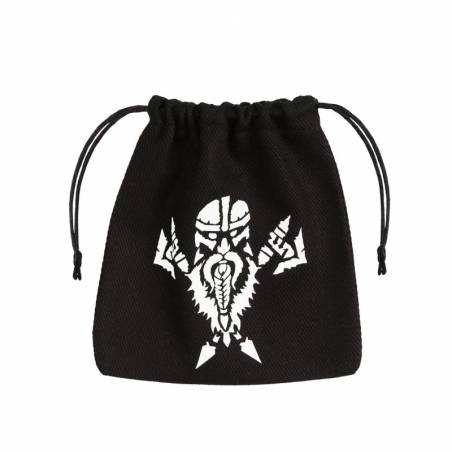 BOURSE A DES NAIN NOIR ET BLANCDICE BAG SAC POUR VOS DES