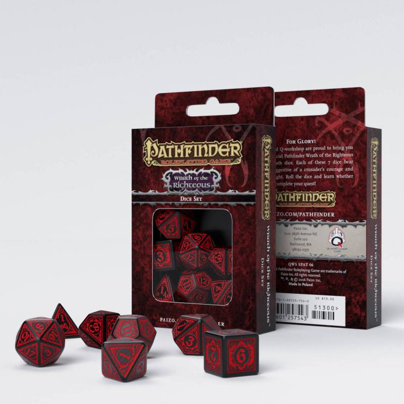 SET DE DES PATHFINDER : WARTH OF THE RIGHTEOUSPATHFINDER SET DE 7 DES SET DE DES PATHFINDER : WARTH OF THE RIGHTEOUSPATHFINDER SET DE 7 DES