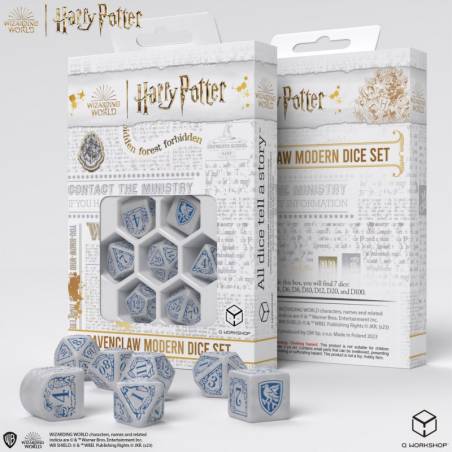 SET DE DES HARRY POTTER SERDAIGLE BLANC DES & BOURSES SET DE DES HA...