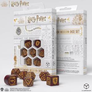 SET DE DES HARRY POTTER GRYFFONDOR ROUGEDES & BOURSES SET DE DES HA...