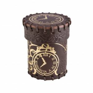 BOITE A DES STEAMPUNK OR & MARRON ACCUEIL DICE CUP