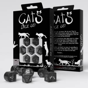 SET DE DES CATS MODERN : WAFFLESET DE DES SET DE 7 DES