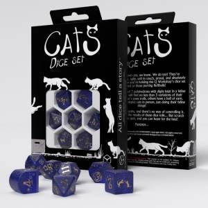 SET DE DES CATS MODERN : MEOWSTERSET DE DES SET DE 7 DES