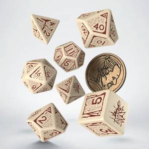 SET DE DES THE WITCHER VESEMIR - LE VIEUX LOUPTHE WITCHER SET DE 7 ...