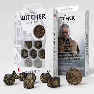 SET DE DES THE WITCHER VESEMIR - MAITRE D'EPEETHE WITCHER SET DE 7 ...