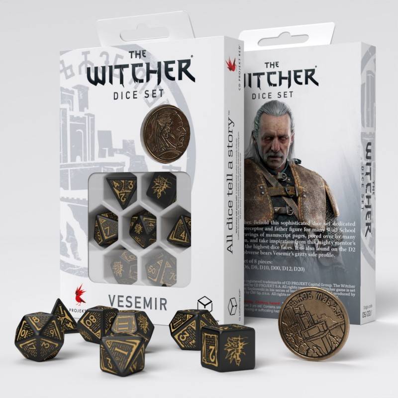 SET DE DES THE WITCHER VESEMIR - MAITRE D'EPEETHE WITCHER SET DE 7 ... SET DE DES THE WITCHER VESEMIR - MAITRE D'EPEETHE WITCHER SET DE 7 ...