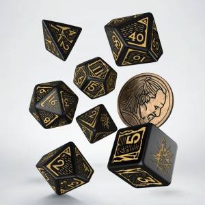 SET DE DES THE WITCHER VESEMIR - MAITRE D'EPEETHE WITCHER SET DE 7 ...