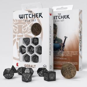 SET DE DES THE WITCHER GERALT - L'EPEE D'ARGENTTHE WITCHER SET DE 7...
