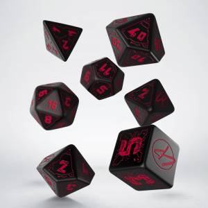 SET DE DES CYBERPUNK RED : BLOOD OVER CHROMECYBERPUNK & ANTICIPATIO...