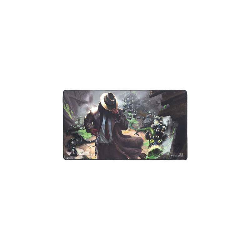 MTG : FALLOUT BLACK STITCHED PLAYMAT X MTG : FALLOUT BLACK STITCHED PLAYMAT X