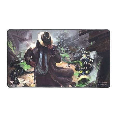 MTG : FALLOUT BLACK STITCHED PLAYMAT X