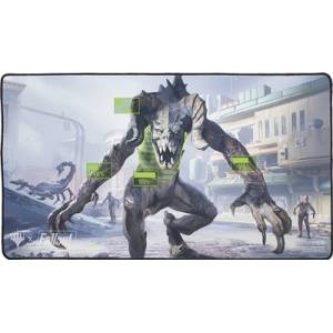 MTG : FALLOUT BLACK STITCHED PLAYMAT WACCESSOIRES PLAYMAT MAGIC FAL...