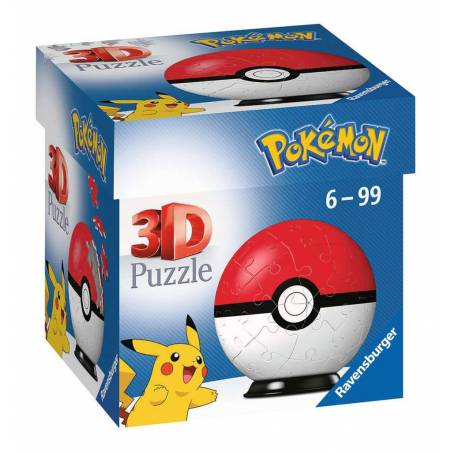 POKEMON PUZZLE 3D 55pc POKEBALLPOKÉMON CONSTRUISEZ VOTRE PROPRE POK...