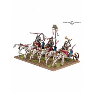 WARHAMMER THE OLD WORLD : CHARS SQUELETTES ROIS DES TOMBES KHEMRIJE...