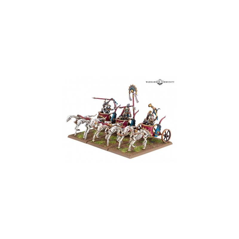 WARHAMMER THE OLD WORLD : CHARS SQUELETTES ROIS DES TOMBES KHEMRIJE... WARHAMMER THE OLD WORLD : CHARS SQUELETTES ROIS DES TOMBES KHEMRIJE...