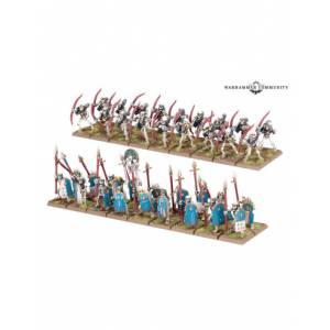 WARHAMMER THE OLD WORLD : GUERRIERS SQUELETTES ROIS DES TOMBES KHEM...