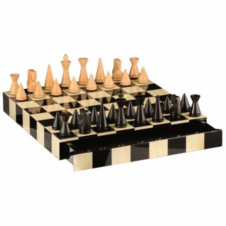 JEU D'ECHEC DESIGN DELUXEJEUX DE SOCIETE Un jeu d'échecs de luxe au...