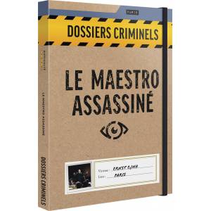 JEUX DE SOCIETE DOSSIERS CRIMINELS - LE MAESTRO ASSASSINE