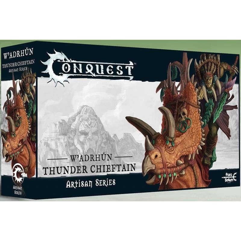 CONQUEST W'ADRHUN THUNDER CHIEFTAINJEUX DE FIGURINES Dechainez le t... CONQUEST W'ADRHUN THUNDER CHIEFTAINJEUX DE FIGURINES Dechainez le t...