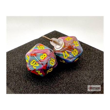 BOUCLES D'OREILLES D20 MOSAIQUEACCESSOIRES Boucles d'oreilles mini ...