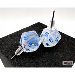 BOUCLES D'OREILLES D20 GLACE