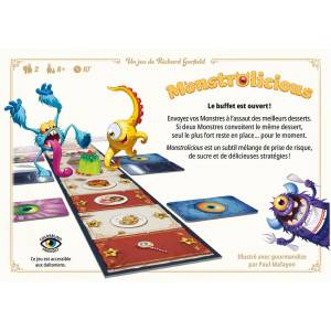 MONSTROLICIOUS2 JOUEURS Qui verra sa gourmandise récompensée ?