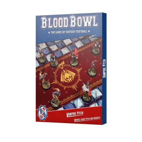 BLOOD BOWL VAMPIRE COUNTS TEAM PITCH & DUGOUTS