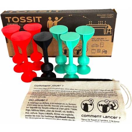 JEUX D'AMBIANCE TOSSIT : ROUGE-CYAN