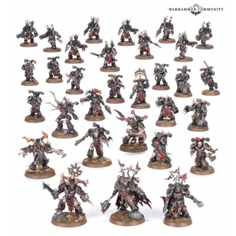 WARHAMMER 40K : CHAOS SPACE MARINE - VETERANS DE LA LONGUE GUERREWA... WARHAMMER 40K : CHAOS SPACE MARINE - VETERANS DE LA LONGUE GUERREWA...