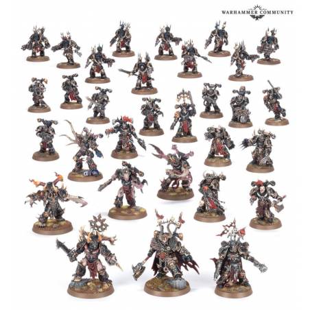 WARHAMMER 40K : CHAOS SPACE MARINE - VETERANS DE LA LONGUE GUERREWA...