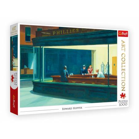 PUZZLE 1000 PIECES - NIGHTHAWKS - EDWARD HOPPER