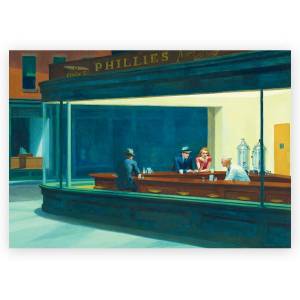 PUZZLE 1000 PIECES - NIGHTHAWKS - EDWARD HOPPER