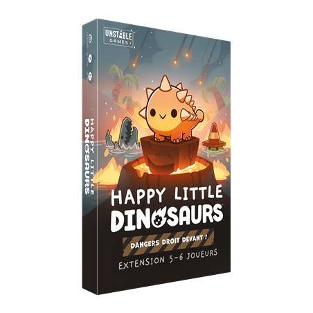 HAPPY LITTLE DINOSAURS : HAZARDS AHEADJEUX DE SOCIETE Dangers Droit...