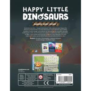 HAPPY LITTLE DINOSAURS : HAZARDS AHEADJEUX DE SOCIETE Dangers Droit...